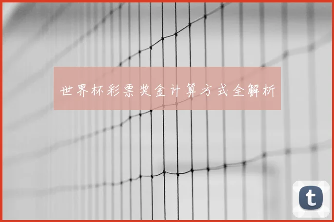 世界杯彩票奖金计算方式全解析