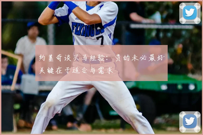 约基奇谈买马经验:贵的未必最好关键在于适合与需求
